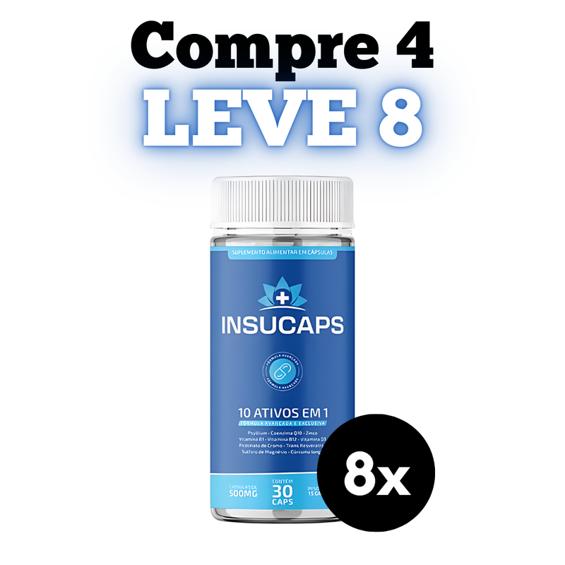 Insucaps Original 60cp - Suplemento Natural! - Promoção Exclusiva + Frete Grátis