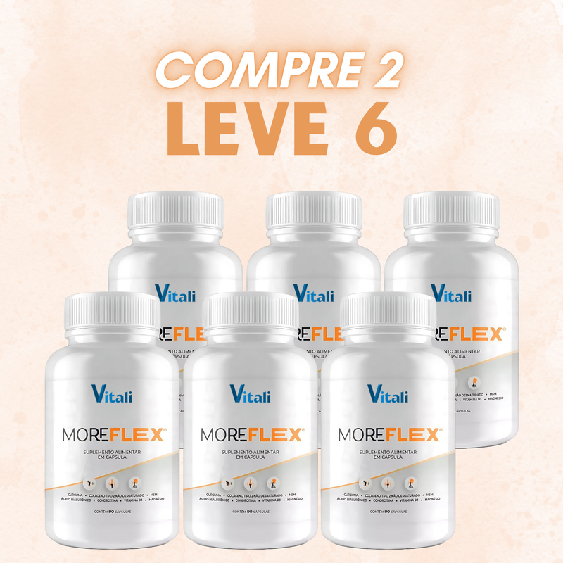 Moreflex Original 90cp. - Alívio Rápido das Articulações! - Promoção Oficial com Frete Grátis