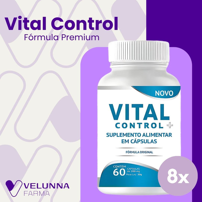 Vital Control Original 60cp - Suplemento Natural - Promoção Exclusiva + Frete Grátis