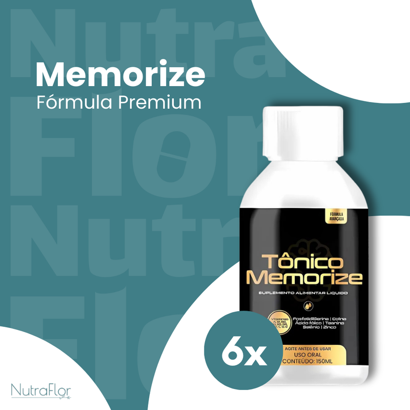 Tônico Memorize Original 150ml - Suplemento Natural - Promoção Exclusiva + Frete Grátis