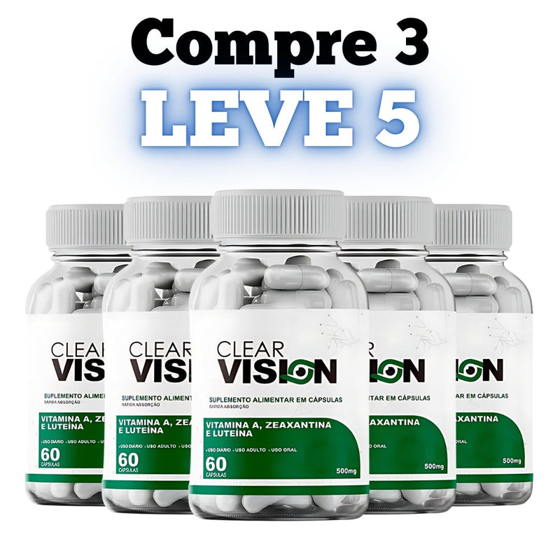 Clear Vision Original 60cp - Suplemento Natural! - Promoção Exclusiva + Frete Grátis