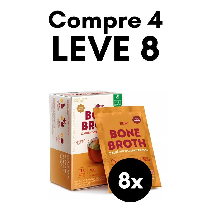 Bone Broth Original - 7 sachês 98g - Promoção Exclusiva + Frete Grátis