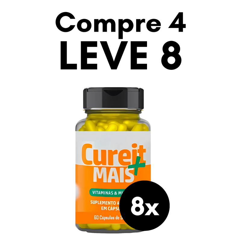 Cureit Mais Original 60cp - Suplemento Natural - Promoção Exclusiva + Frete Grátis