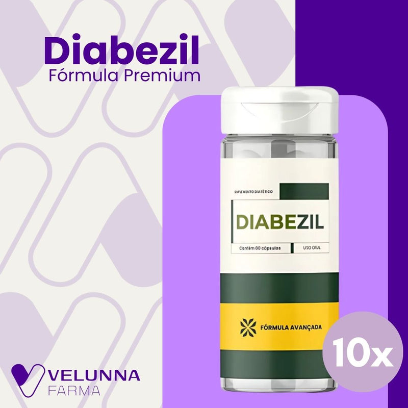 Diabezil Original 60cp  - Suplemento Natural - Promoção Exclusiva + Frete Grátis
