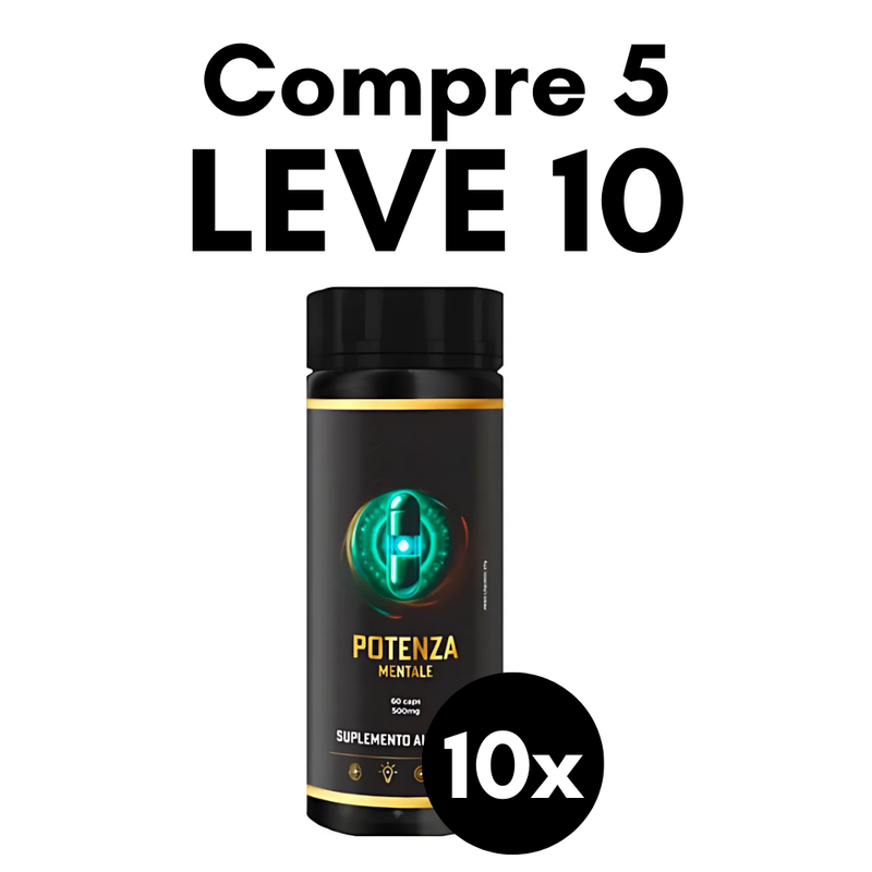 Potenza Mentale Original 60cp - Suplemento Natural - Promoção Exclusiva + Frete Grátis