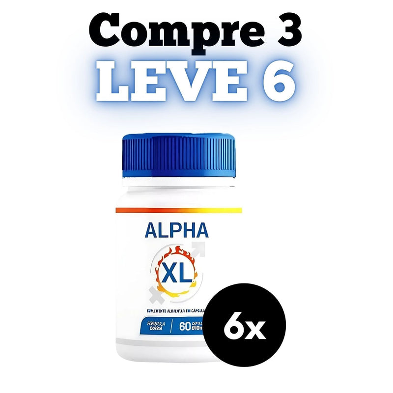 Alpha XL Original 60cp - Suplemento Natural - Promoção Oficial com Frete Grátis