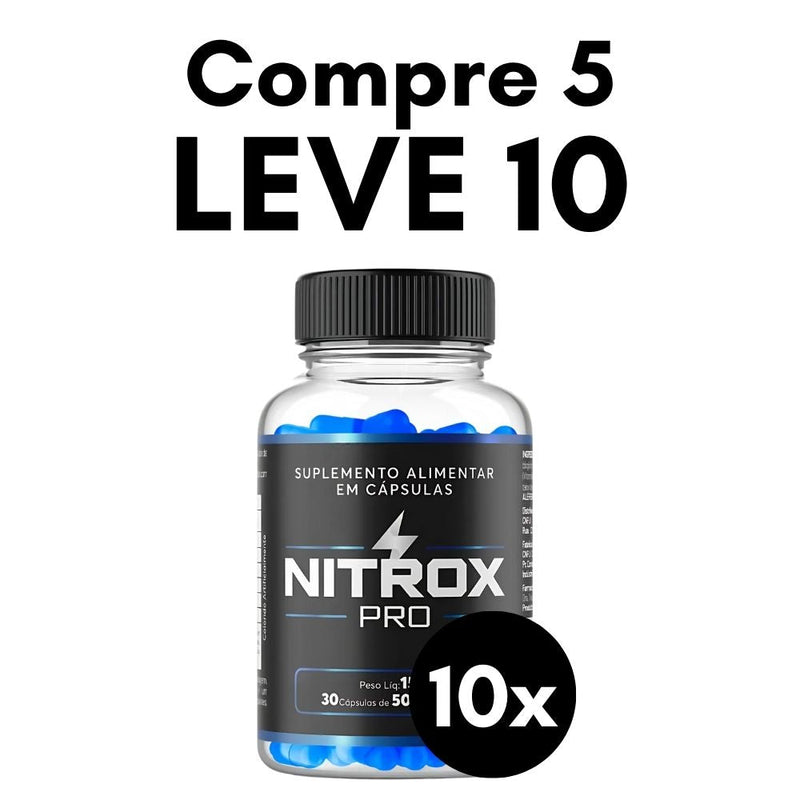 Nitrox PRO Original 60cp - Suplemento Natural - Promoção Exclusiva + Frete Grátis