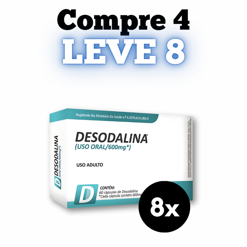 Desodalina Original 60cp - Suplemento Natural - Promoção Exclusiva + Frete Grátis