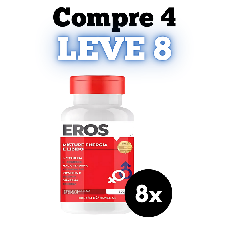 Eros Original 60cp - Suplemento Natural - Promoção Exclusiva + Frete Grátis
