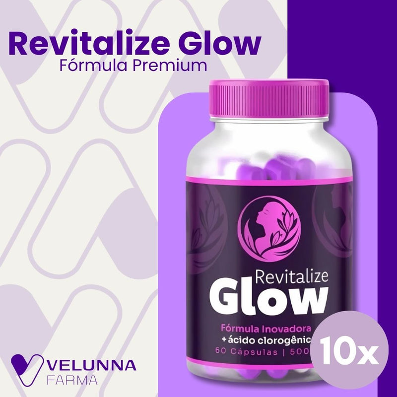 Revitalize Glow Original 60cp - Suplemento Natural - Promoção Exclusiva + Frete Grátis