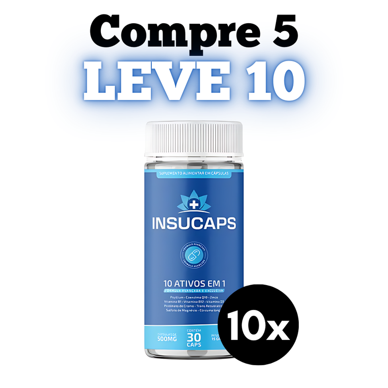 Insucaps Original 60cp - Suplemento Natural! - Promoção Exclusiva + Frete Grátis