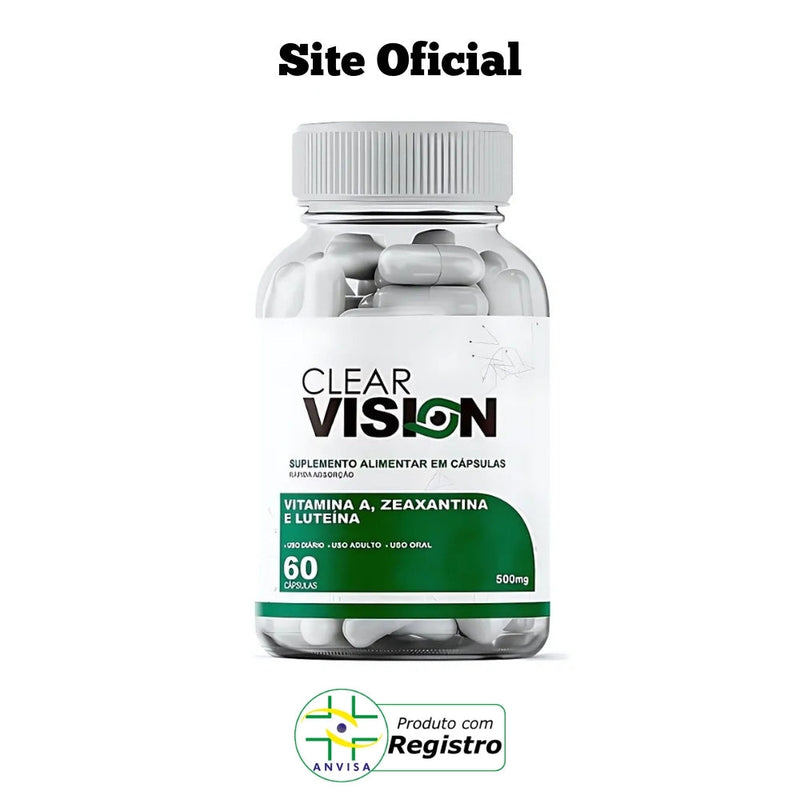 Clear Vision Original 60cp - Suplemento Natural! - Promoção Exclusiva + Frete Grátis