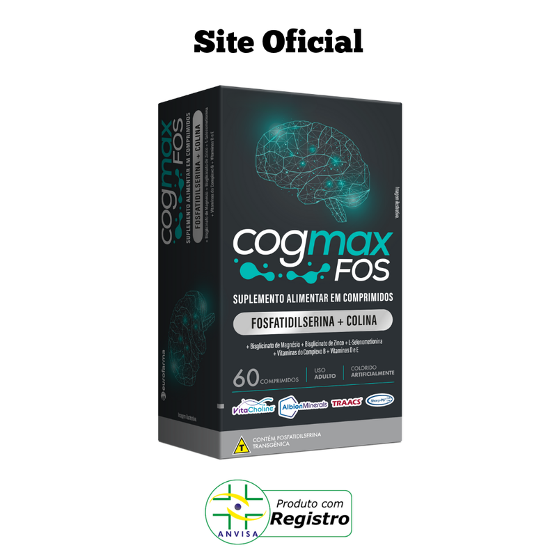 Cogmax FOS Original 60cp - Suplemento Natural - Promoção Exclusiva + Frete Grátis