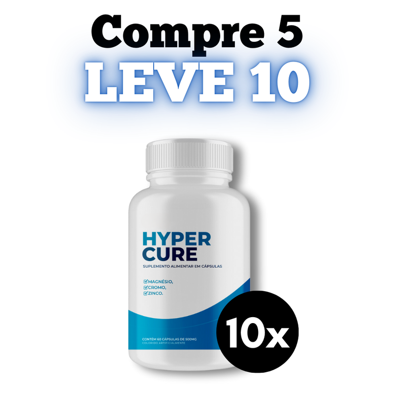 Hyper Cure Original 60cp - Suplemento Natural - Promoção Exclusiva + Frete Grátis