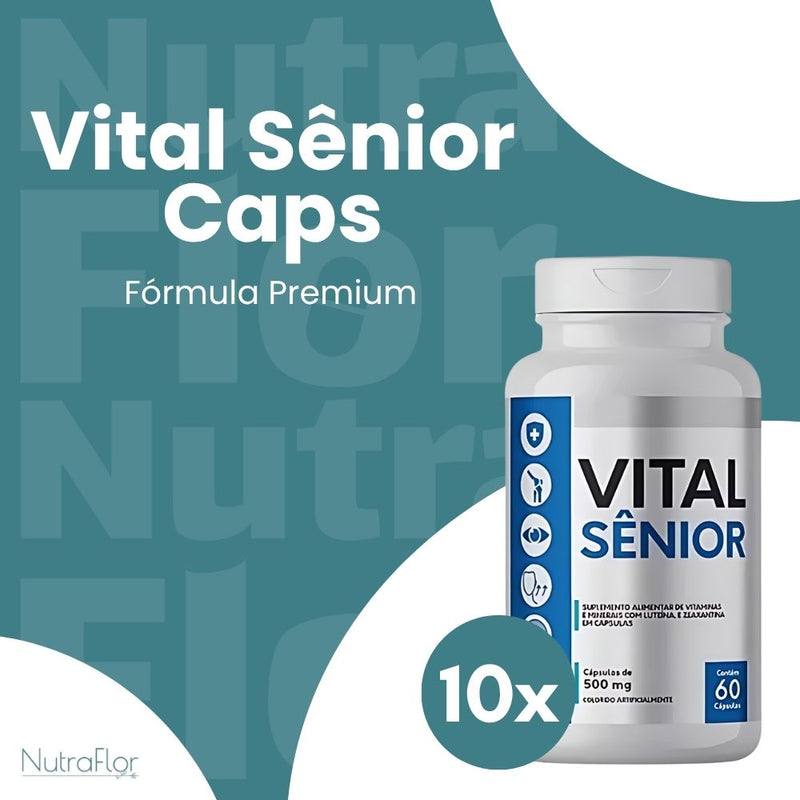 Vital Sênior Caps Original 60cp - Suplemento Natural! - Promoção Exclusiva + Frete Grátis