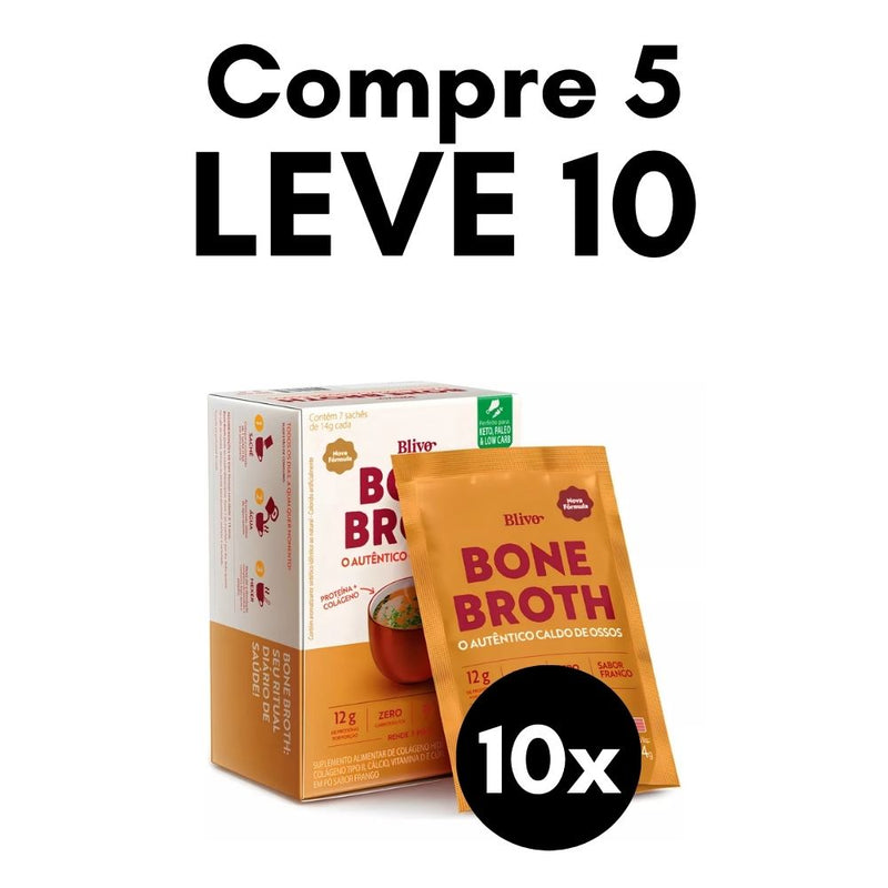 Bone Broth Original - 7 sachês 98g - Promoção Exclusiva + Frete Grátis