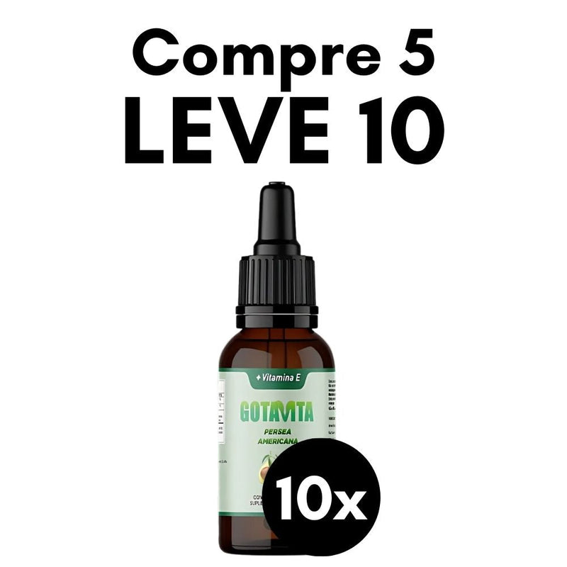 Óleo de Abacate Gotavita Original 30ml - Suplemento Natural - Promoção Exclusiva + Frete Grátis