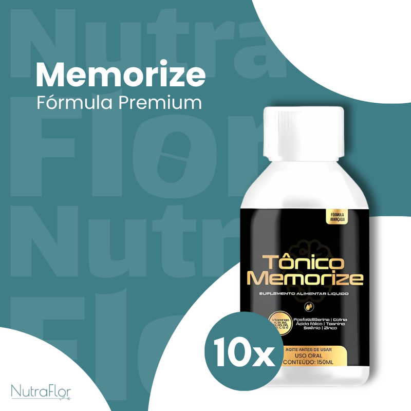 Tônico Memorize Original 150ml - Suplemento Natural - Promoção Exclusiva + Frete Grátis
