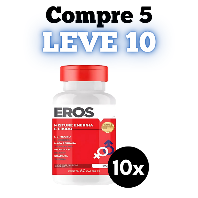 Eros Original 60cp - Suplemento Natural - Promoção Exclusiva + Frete Grátis
