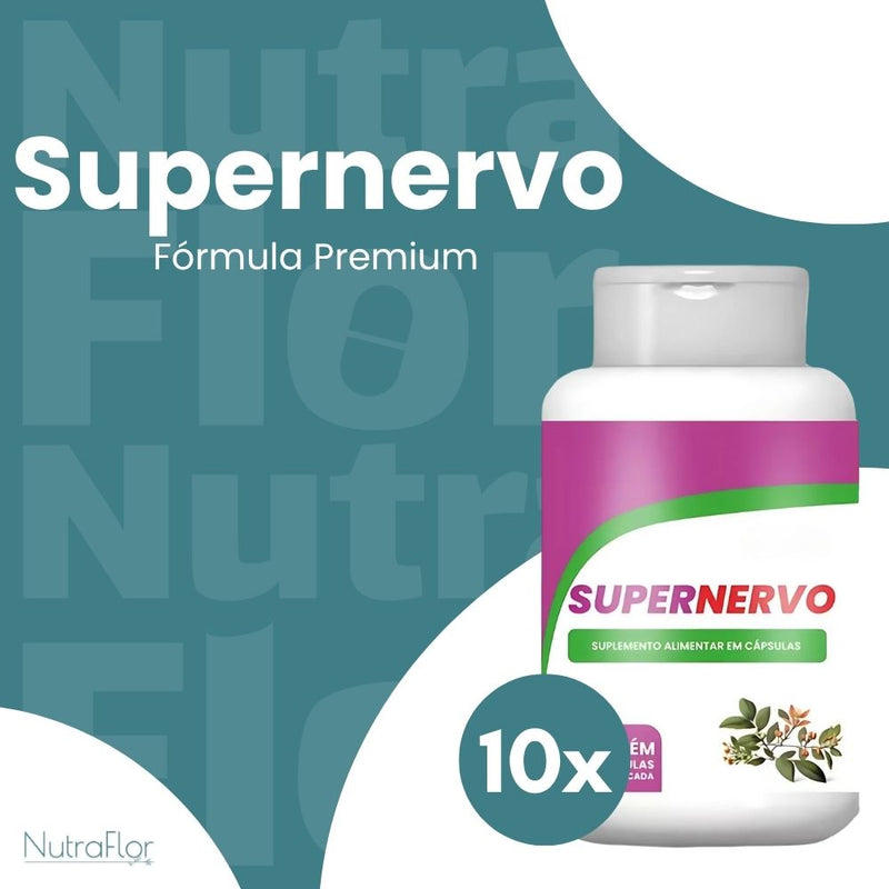 SuperNervo Original 60cp - Suplemento Natural - Promoção Exclusiva + Frete Grátis