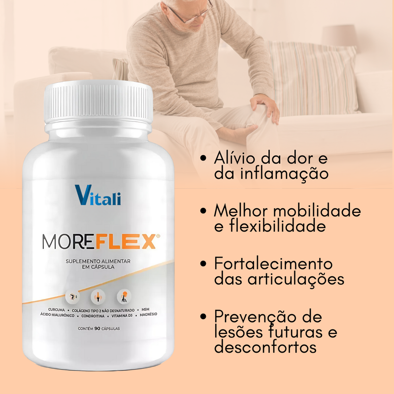Moreflex Original 90cp. - Alívio Rápido das Articulações! - Promoção Oficial com Frete Grátis