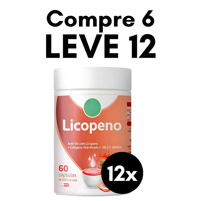 Licopeno Original 60cp - Suplemento Natural! - Promoção Exclusiva + Frete Grátis