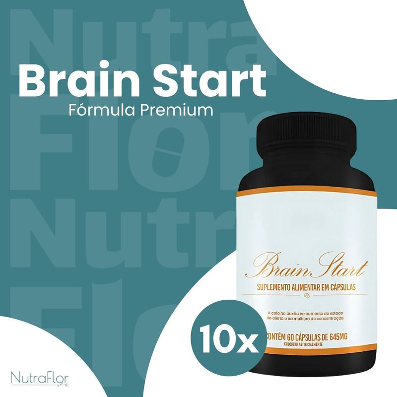 Brain Start Original 60cp - Suplemento Natural - Promoção Exclusiva + Frete Grátis
