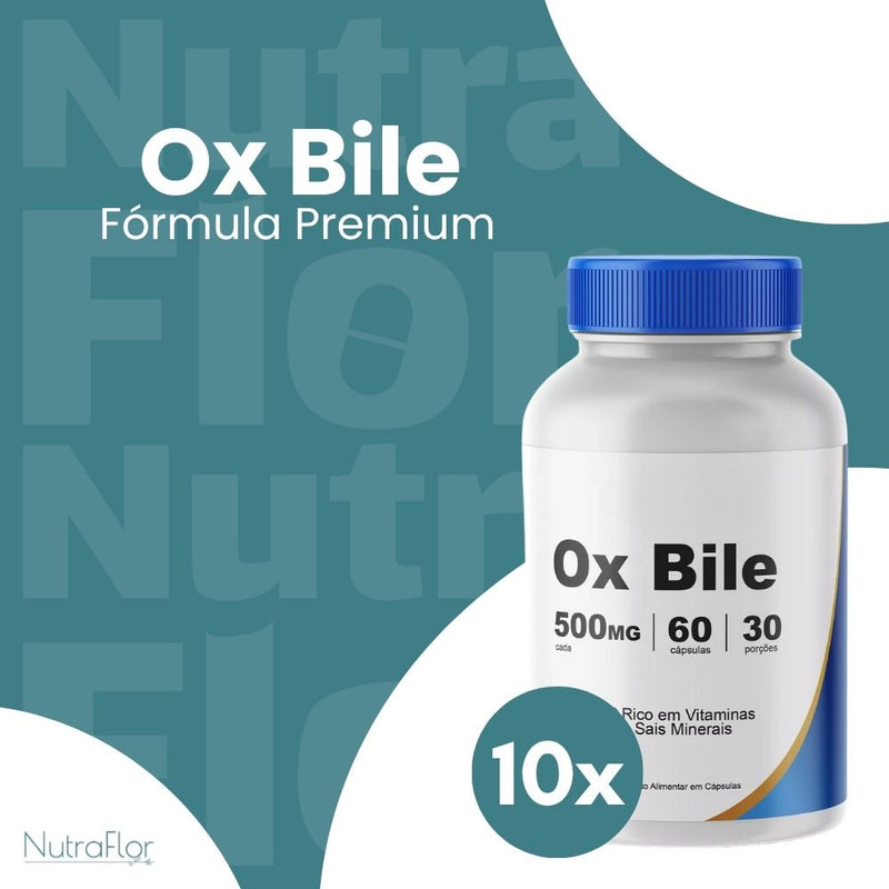 Ox Bile Original 60cp - Suplemento Natural - Promoção Exclusiva + Frete Grátis