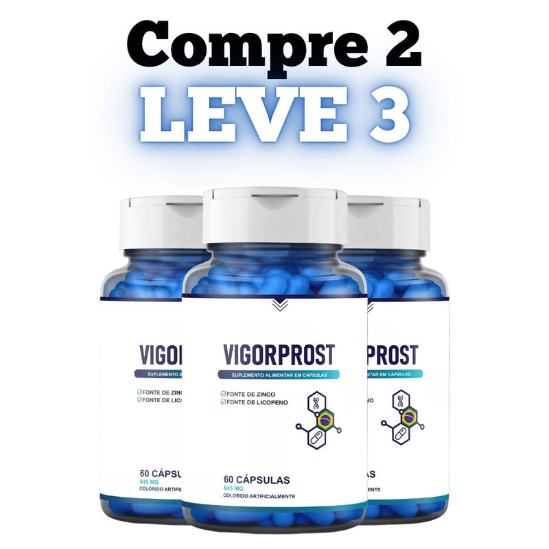 Vigorprost Original 60cp - Suplemento Natural! - Promoção Exclusiva + Frete Grátis