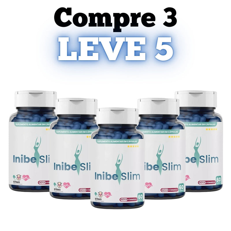 Inibe Slim Original 60cp - Combine Emagrecimento e Energia - Promoção Exclusiva + Frete Grátis
