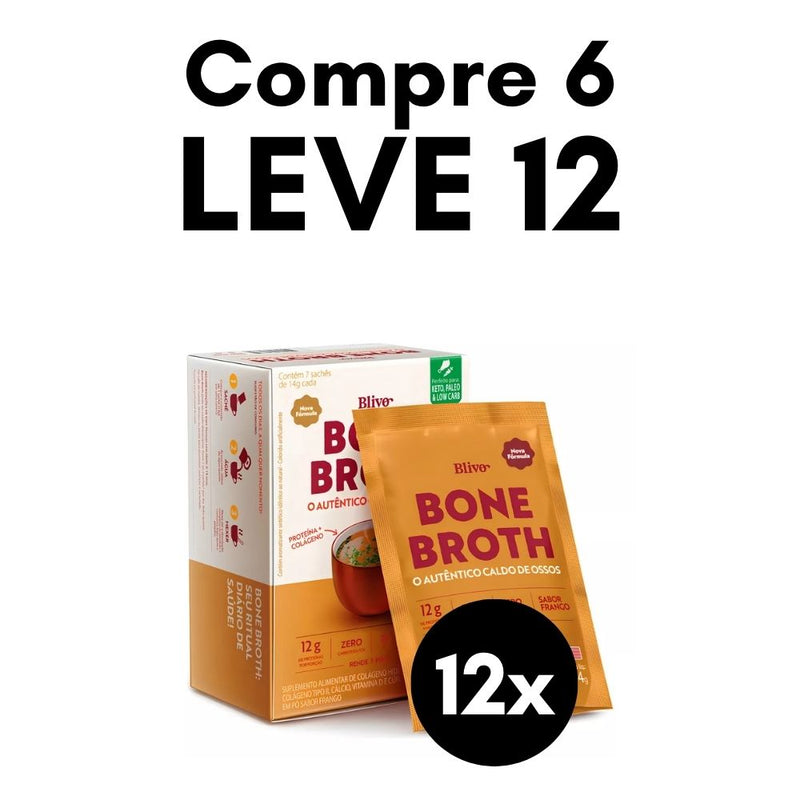 Bone Broth Original - 7 sachês 98g - Promoção Exclusiva + Frete Grátis