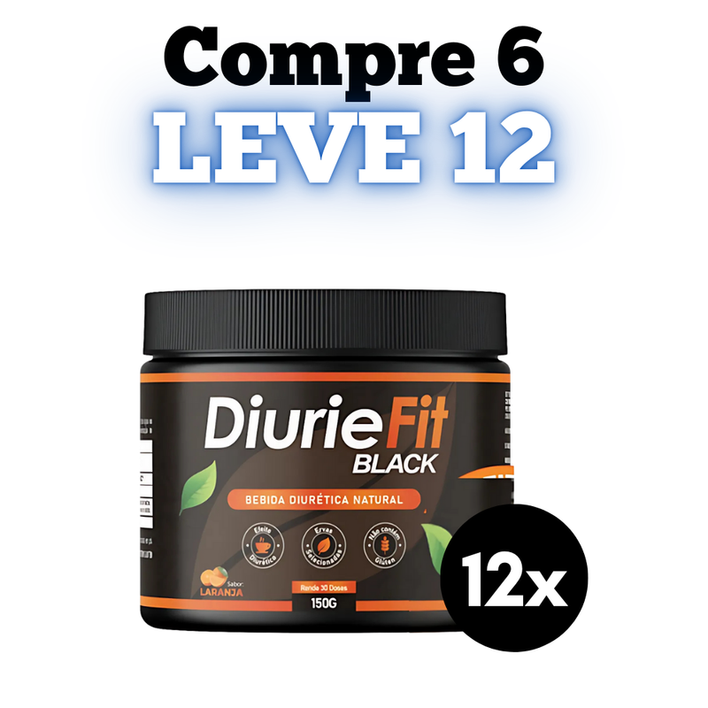 Diurie Fit Black Original 150g - Suplemento Natural! - Promoção Exclusiva + Frete Grátis