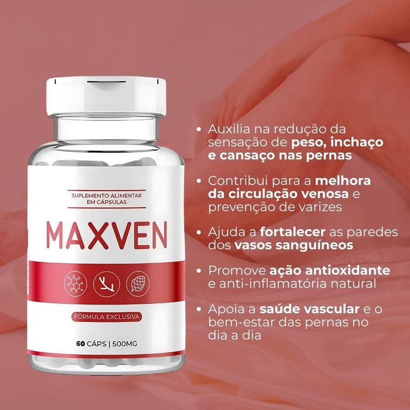 Maxven Original 60cp - Suplemento Natural - Promoção Exclusiva + Frete Grátis