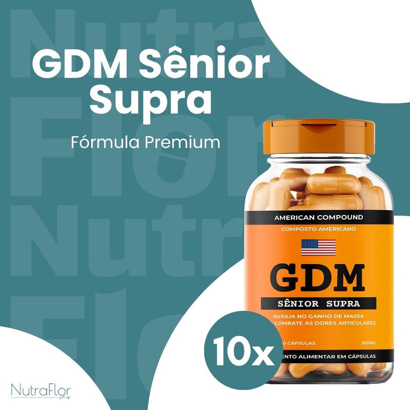 GDM Sênior Supra Original 60cp - Suplemento Natural - Promoção Exclusiva + Frete Grátis