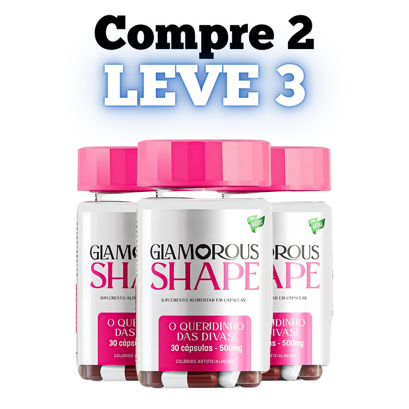 Glamorous Shape Original 30cp - A Solução Para Reduzir Peso com Saúde - Promoção Exclusiva + Frete Grátis