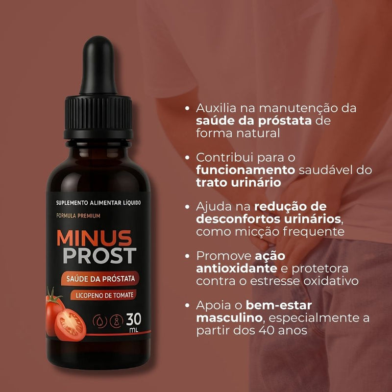 Minus Prost Original 30ml - Suplemento Natural - Promoção Exclusiva + Frete Grátis