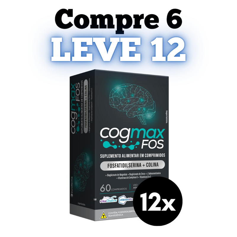 Cogmax FOS Original 60cp - Suplemento Natural - Promoção Exclusiva + Frete Grátis