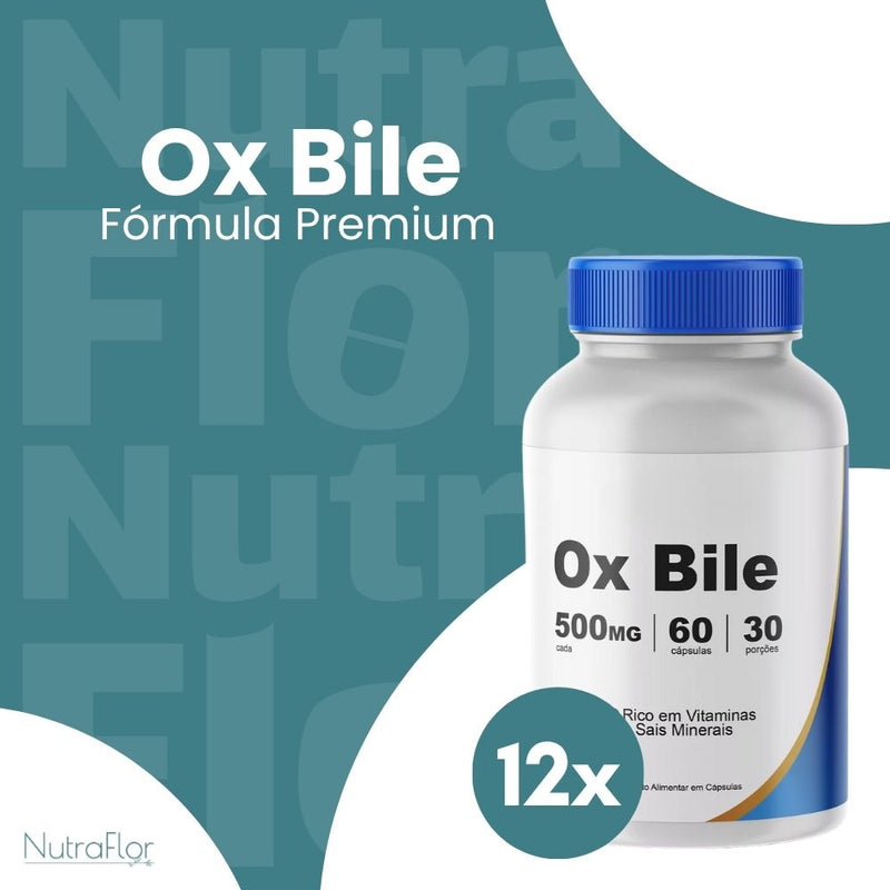 Ox Bile Original 60cp - Suplemento Natural - Promoção Exclusiva + Frete Grátis