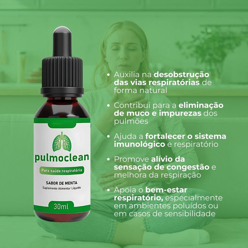 Pulmoclean Original 30ml - Suplemento Natural - Promoção Exclusiva + Frete Grátis