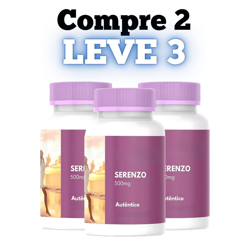 Serenzo Original 60cp - Suplemento Natural! - Promoção Exclusiva + Frete Grátis