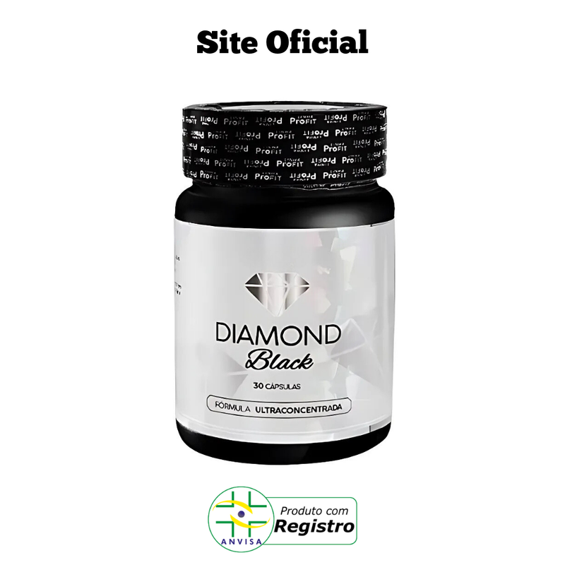 Diamond Black 30cp - Suplemento Natural! - Promoção Exclusiva + Frete Grátis