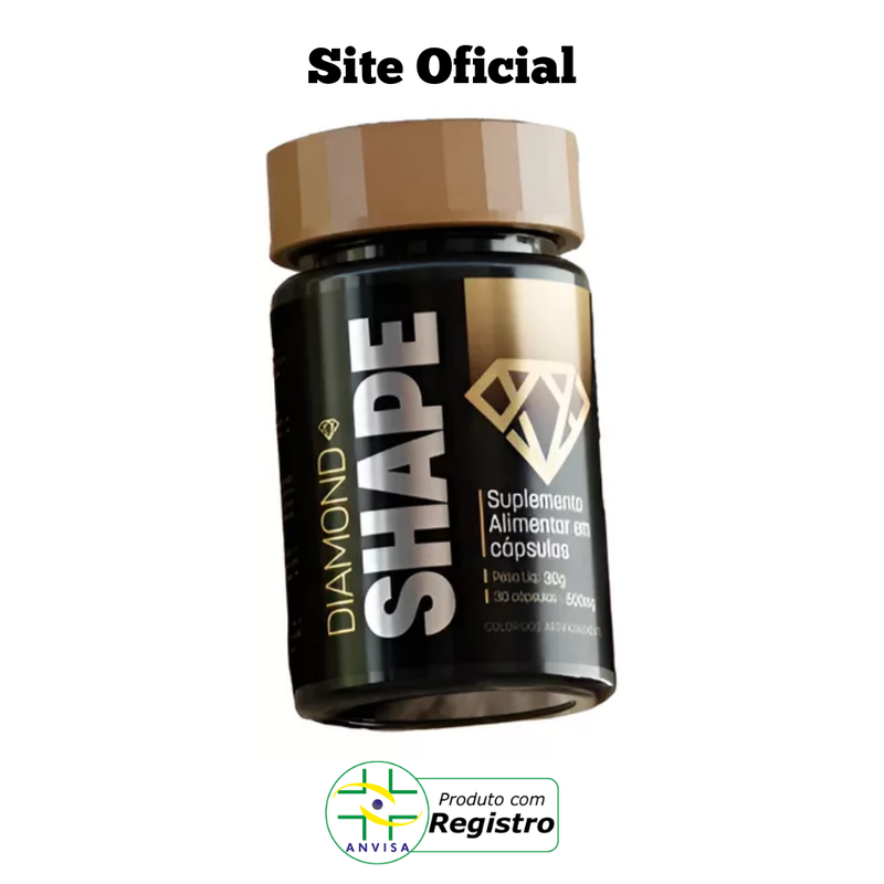 Diamond Shape Original 30cp - Suplemento Natural! - Promoção Exclusiva + Frete Grátis