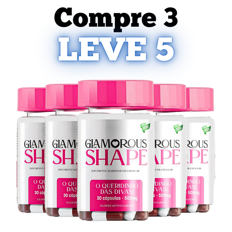Glamorous Shape Original 30cp - A Solução Para Reduzir Peso com Saúde - Promoção Exclusiva + Frete Grátis