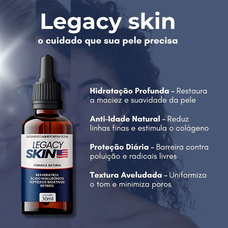 Legacy Skin Original 30ml - Suplemento Natural - Promoção Exclusiva + Frete Grátis