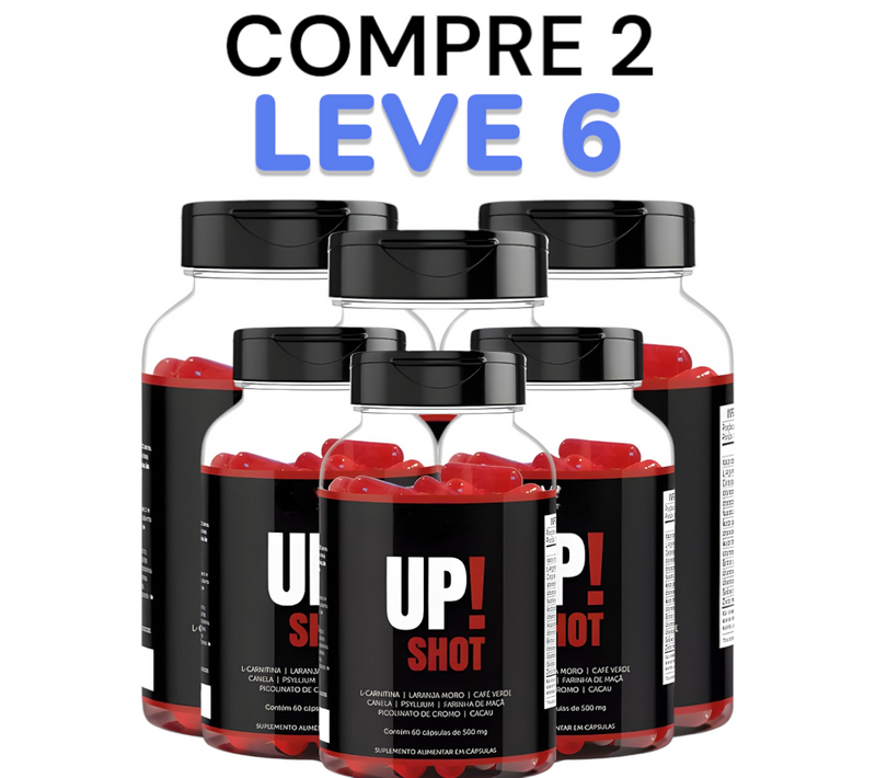 UP! Shot Original 60cp - O Aliado Para Facilitar a Perda de Peso! - Promoção Exclusiva + Frete Grátis