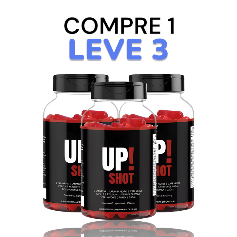 UP! Shot Original 60cp - O Aliado Para Facilitar a Perda de Peso! - Promoção Exclusiva + Frete Grátis
