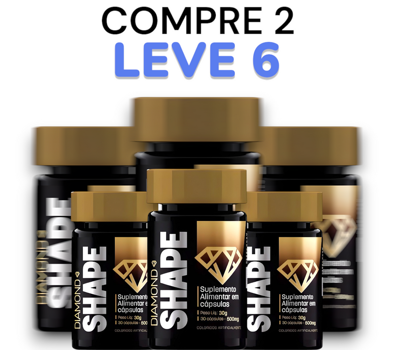 Diamond Shape Original 30cp - Suplemento Natural! - Promoção Exclusiva + Frete Grátis