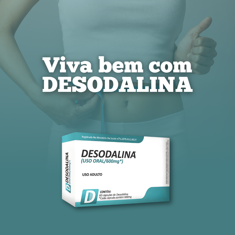 Desodalina Original 60cp - Suplemento Natural - Promoção Exclusiva + Frete Grátis