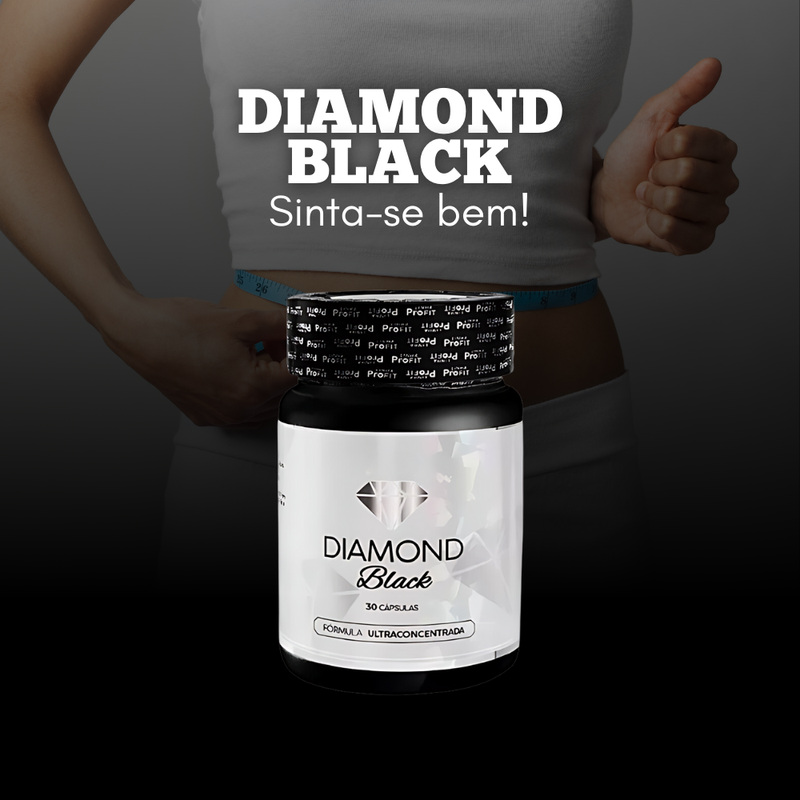Diamond Black 30cp - Suplemento Natural! - Promoção Exclusiva + Frete Grátis