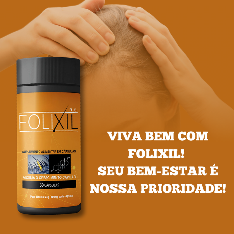 Folixil Original 60cp - Suplemento Natural - Promoção Exclusiva + Frete Grátis